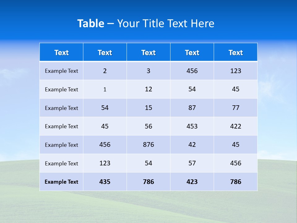 Landscape Old Horizon PowerPoint Template