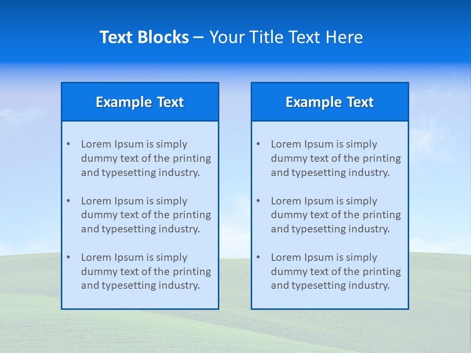 Landscape Old Horizon PowerPoint Template
