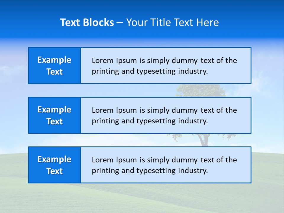 Landscape Old Horizon PowerPoint Template