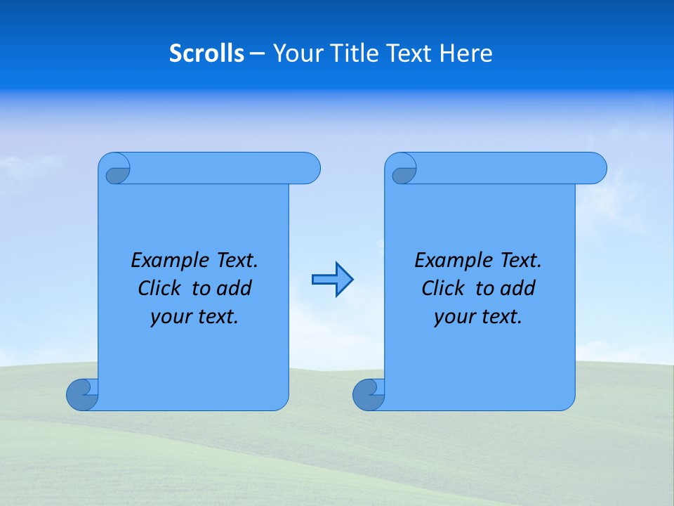 Landscape Old Horizon PowerPoint Template