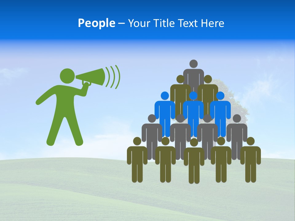 Landscape Old Horizon PowerPoint Template