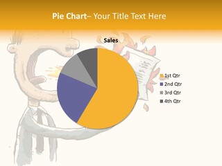 Man Burn Form PowerPoint Template