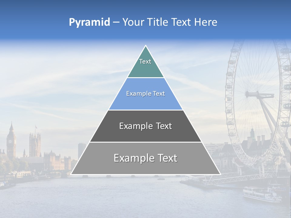 Built Structure Big Ben London Eye PowerPoint Template