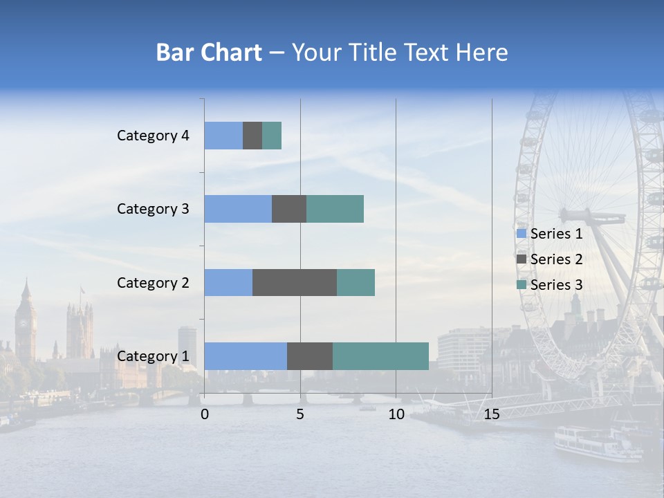 Built Structure Big Ben London Eye PowerPoint Template