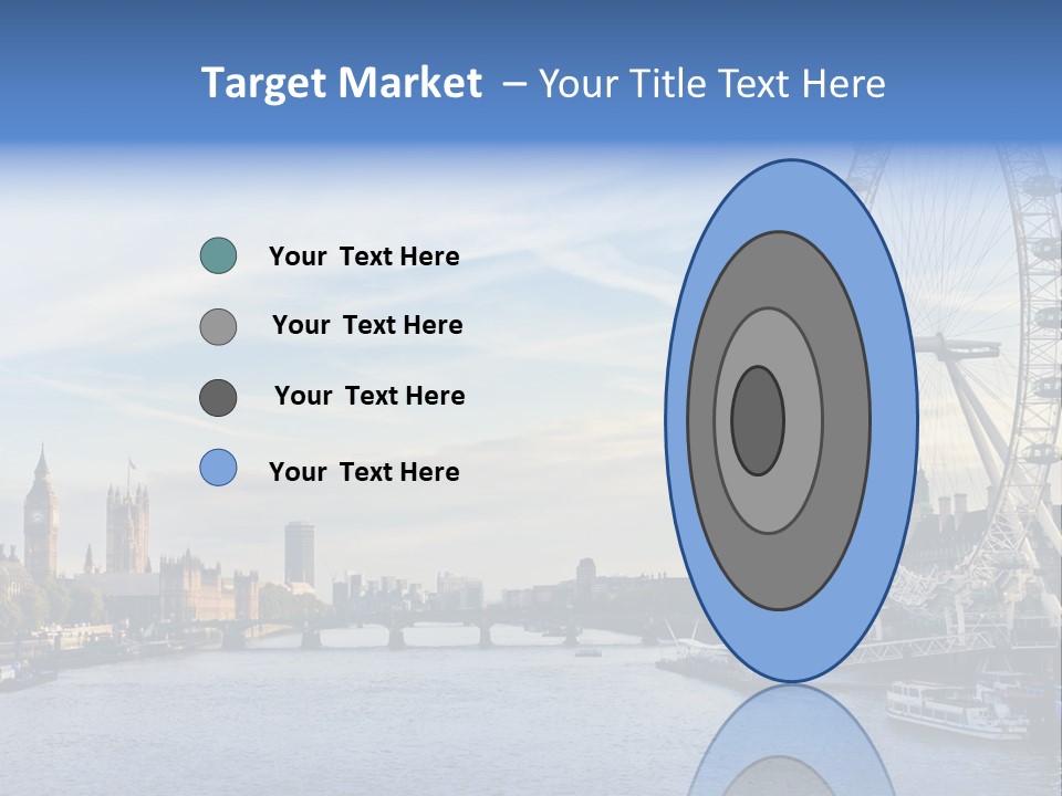 Built Structure Big Ben London Eye PowerPoint Template