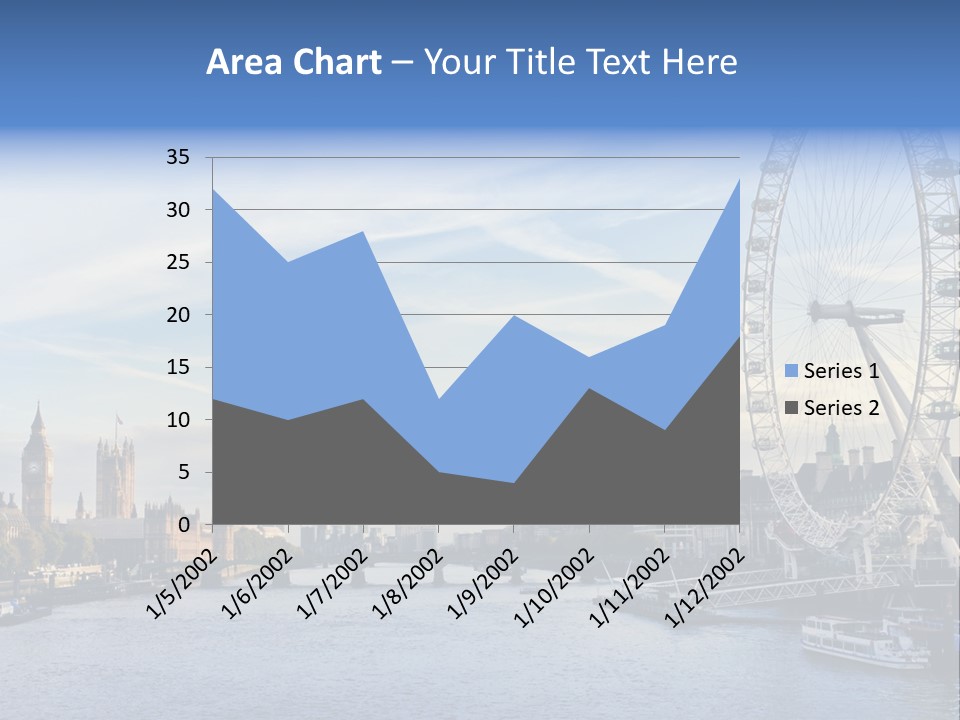 Built Structure Big Ben London Eye PowerPoint Template