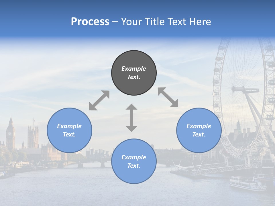 Built Structure Big Ben London Eye PowerPoint Template
