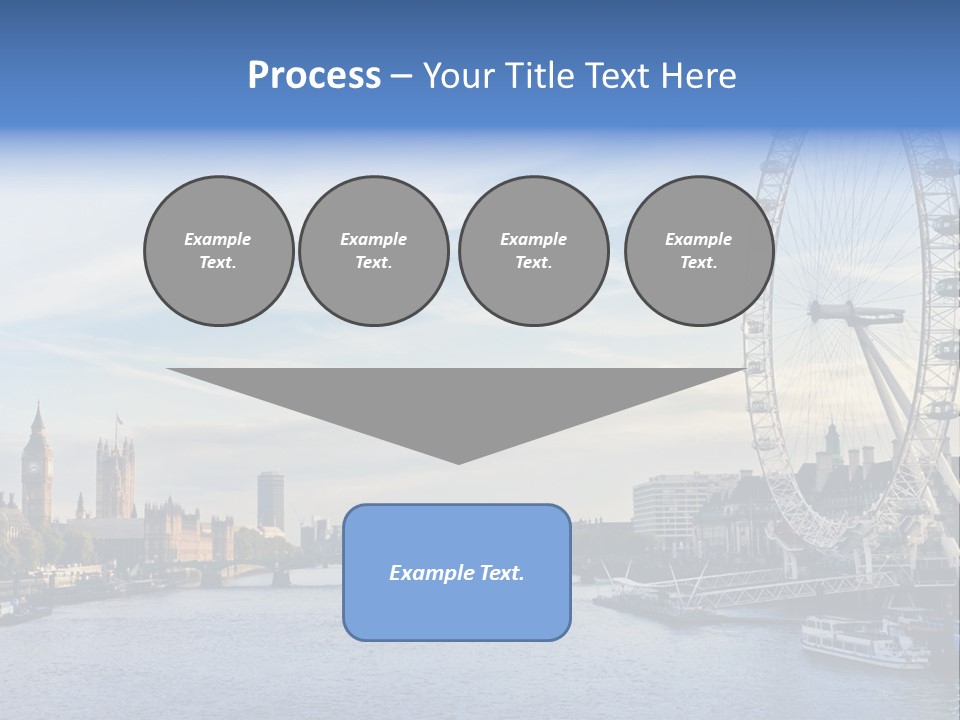 Built Structure Big Ben London Eye PowerPoint Template
