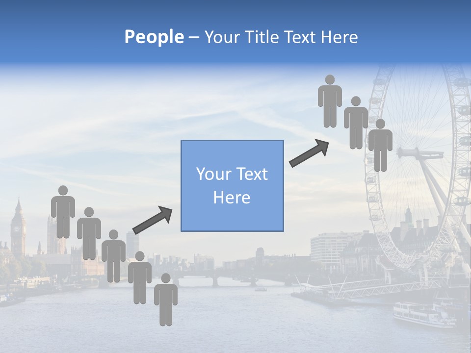 Built Structure Big Ben London Eye PowerPoint Template