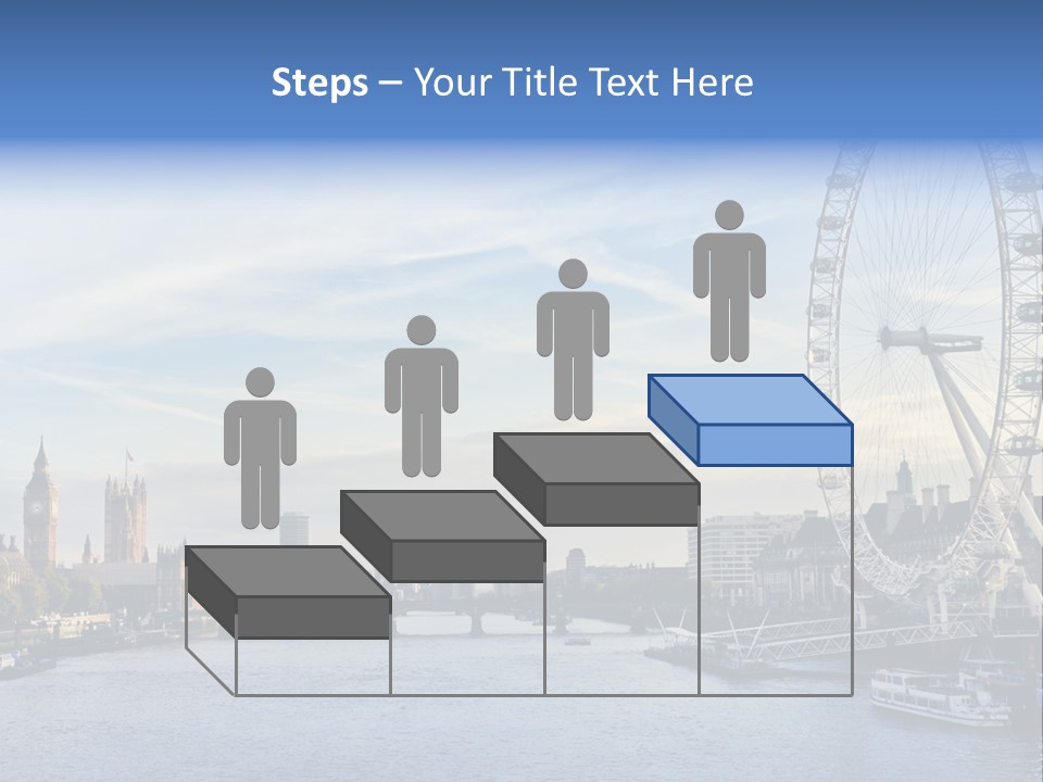 Built Structure Big Ben London Eye PowerPoint Template