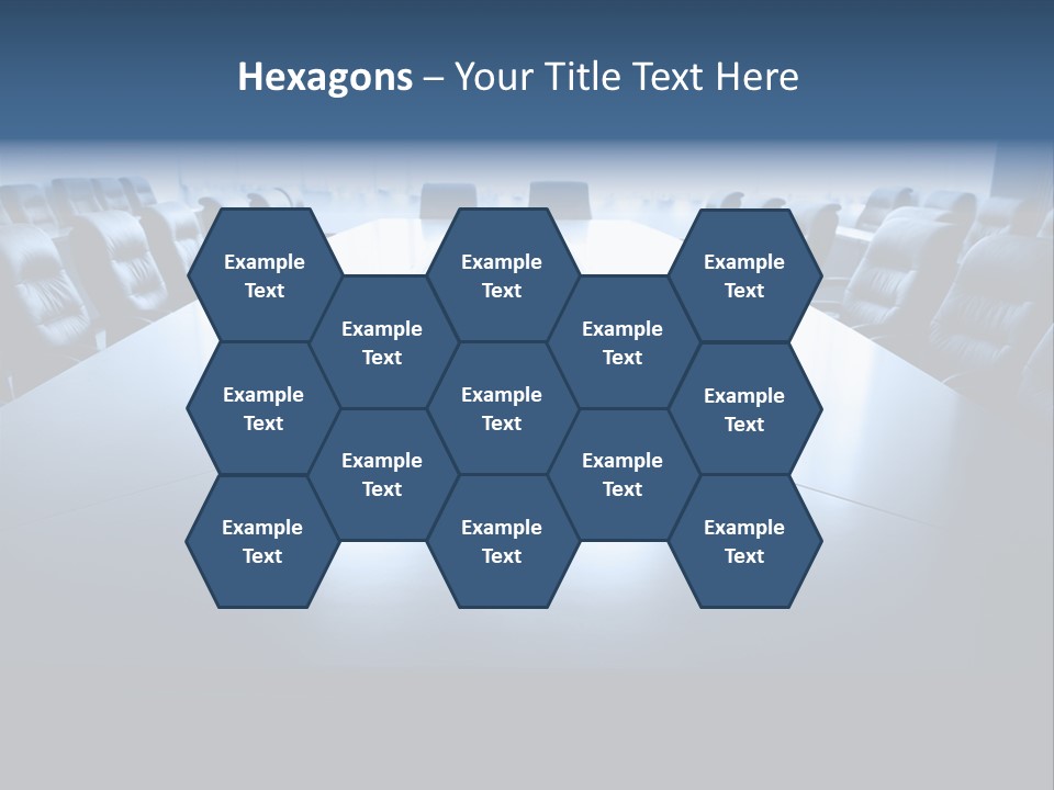 Work Seat Table PowerPoint Template