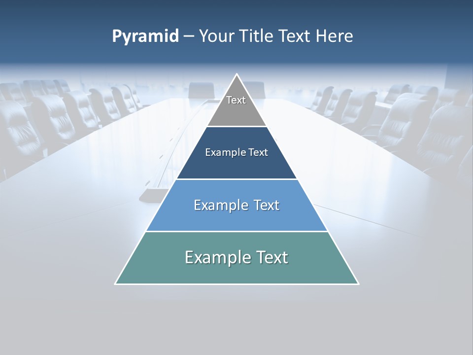 Work Seat Table PowerPoint Template