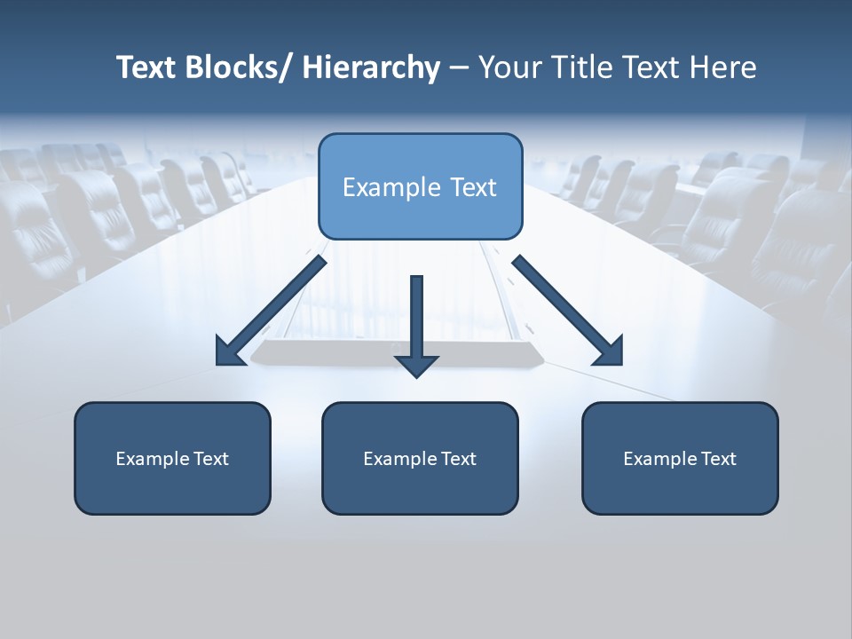 Work Seat Table PowerPoint Template