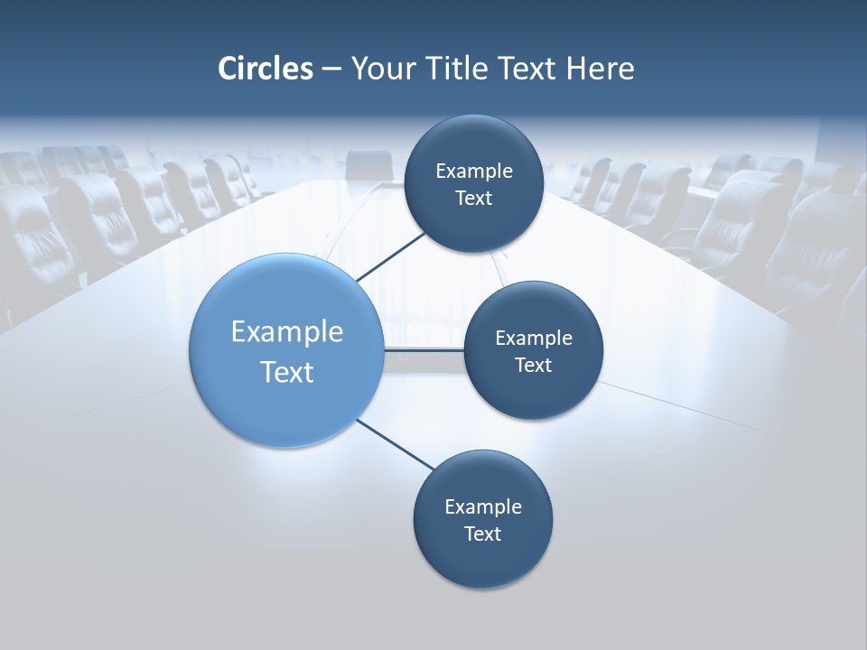 Work Seat Table PowerPoint Template