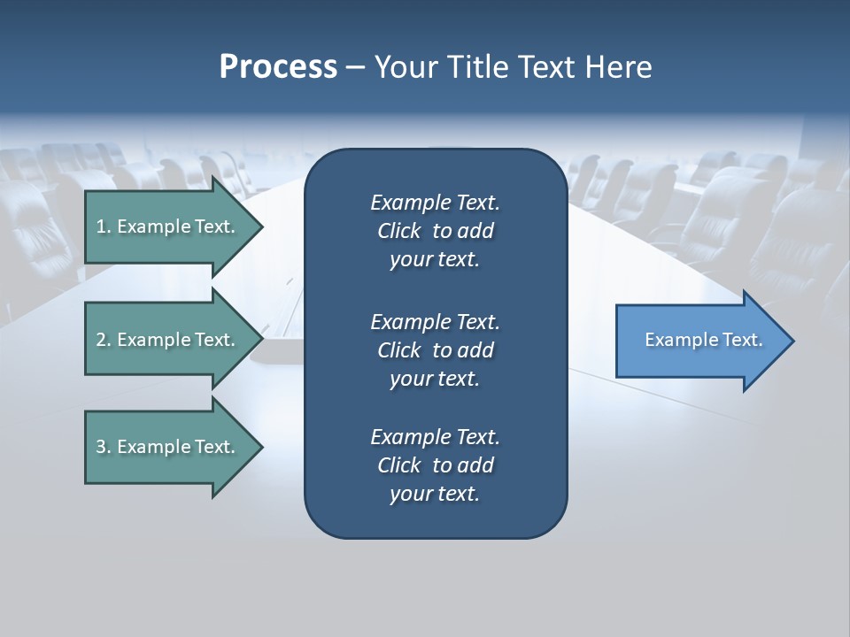 Work Seat Table PowerPoint Template