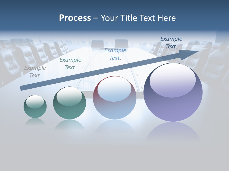 Work Seat Table PowerPoint Template