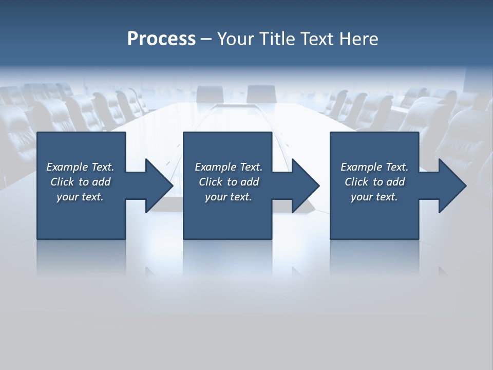 Work Seat Table PowerPoint Template