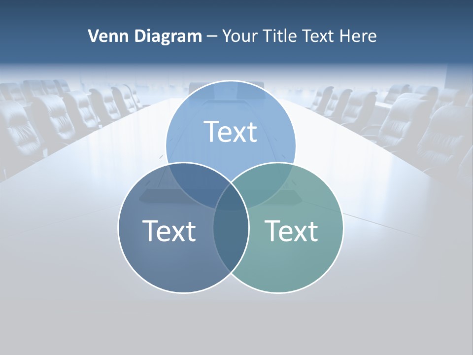 Work Seat Table PowerPoint Template