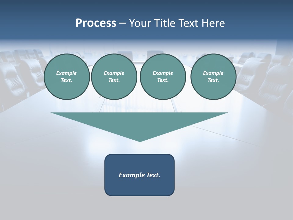 Work Seat Table PowerPoint Template