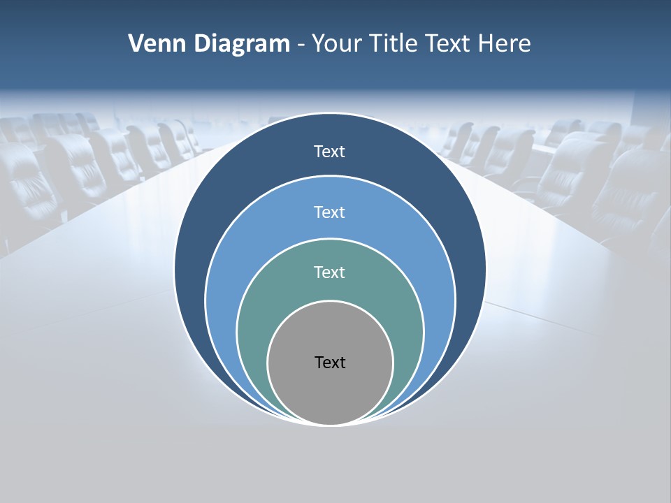 Work Seat Table PowerPoint Template