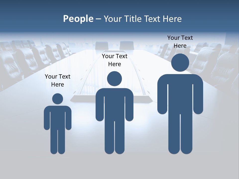 Work Seat Table PowerPoint Template