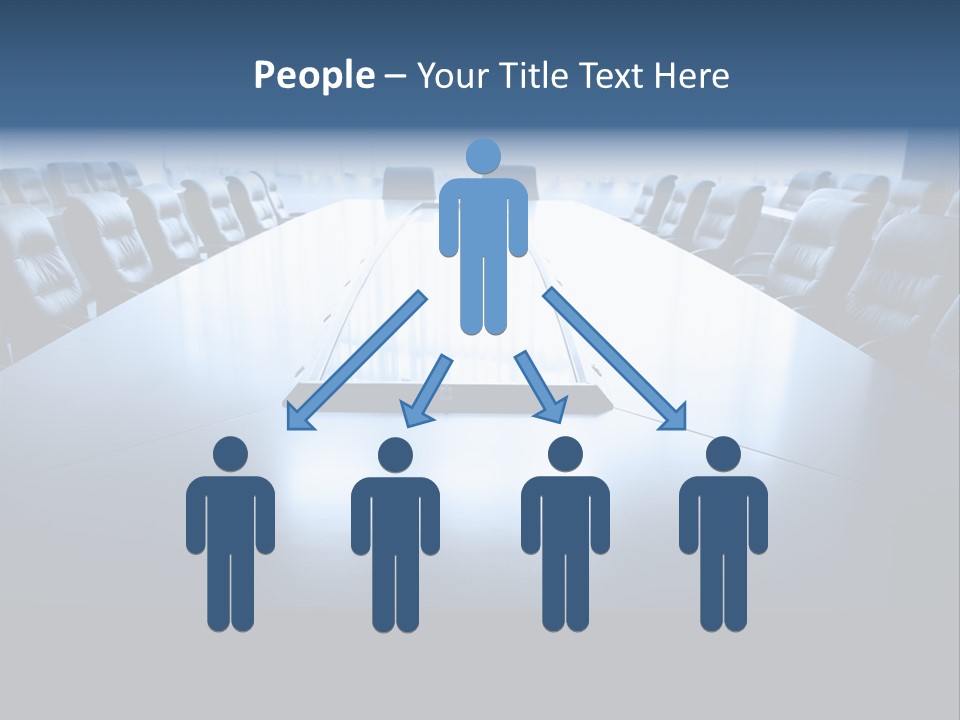 Work Seat Table PowerPoint Template