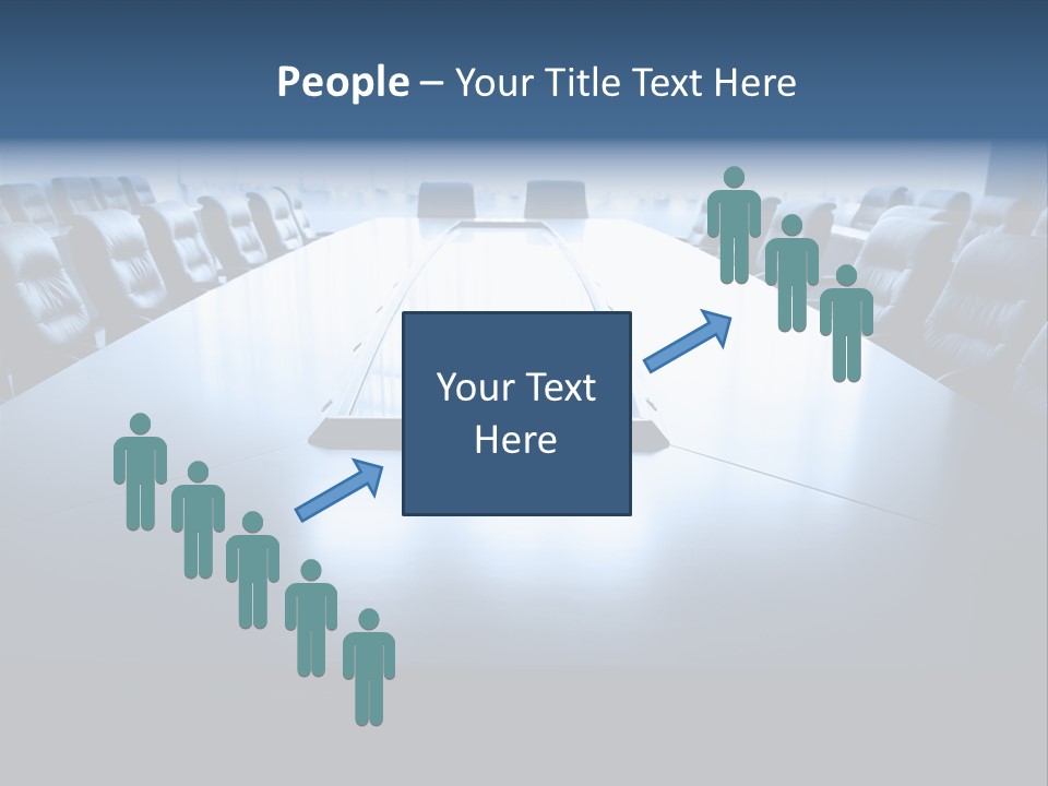 Work Seat Table PowerPoint Template