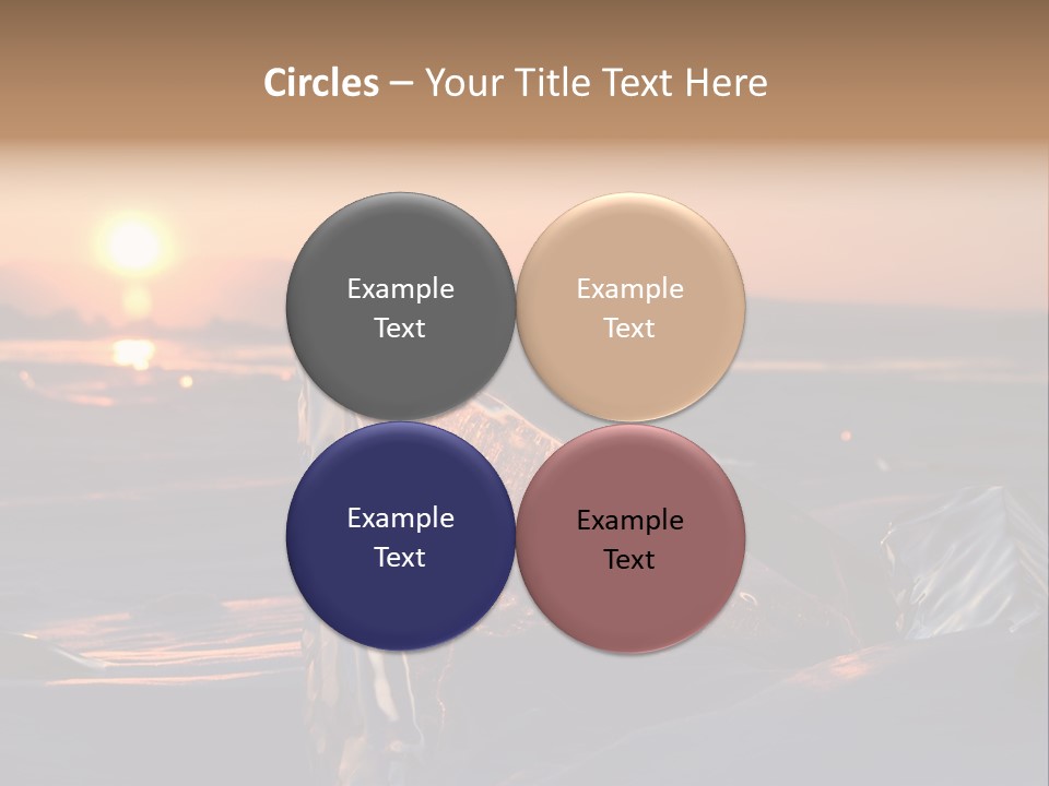 Russia Lake Lake Baikal PowerPoint Template