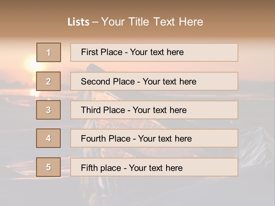 Russia Lake Lake Baikal PowerPoint Template