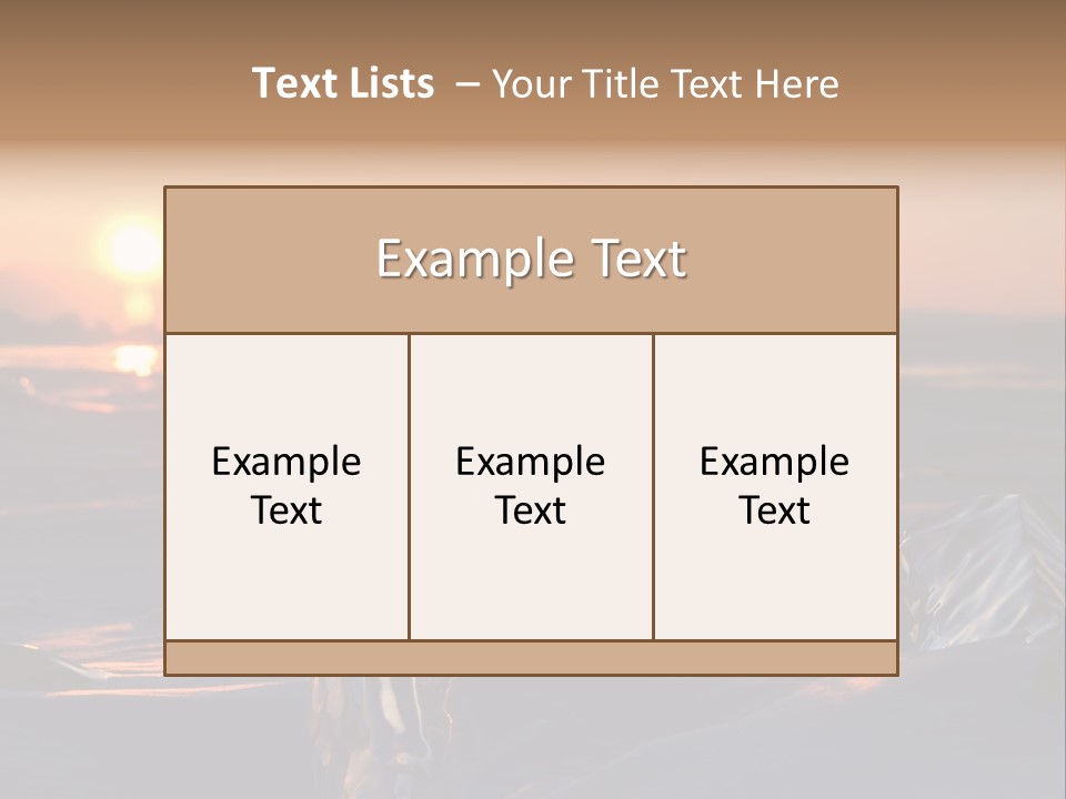 Russia Lake Lake Baikal PowerPoint Template