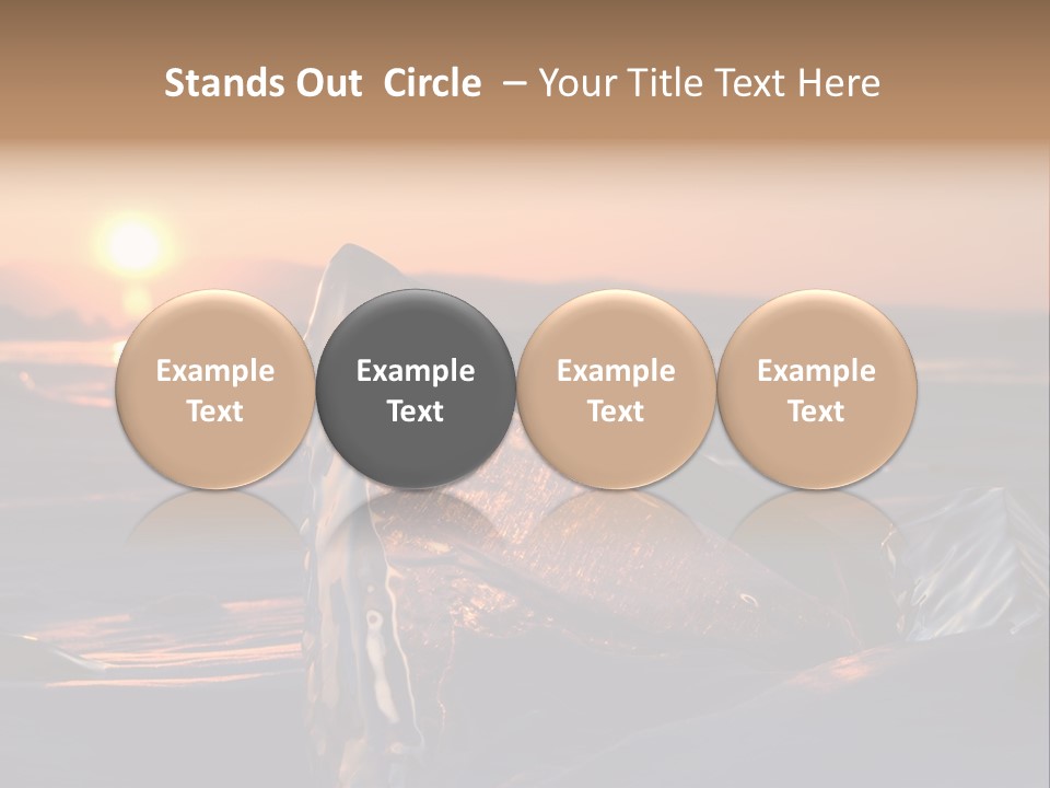 Russia Lake Lake Baikal PowerPoint Template