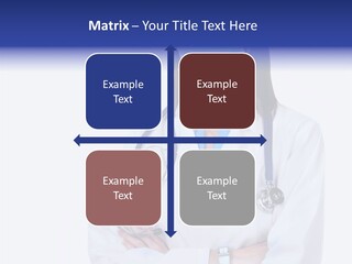 A Woman Doctor Wearing A Face Mask And A Stethoscope PowerPoint Template