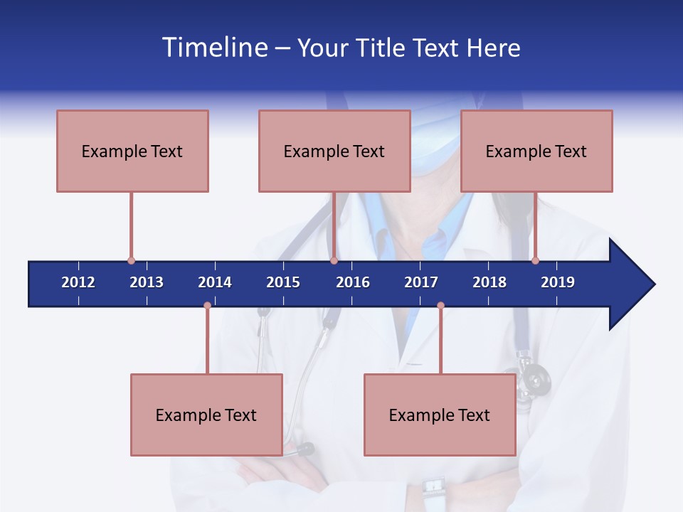 A Woman Doctor Wearing A Face Mask And A Stethoscope PowerPoint Template