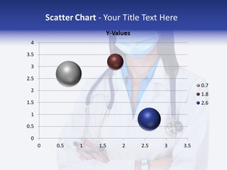 A Woman Doctor Wearing A Face Mask And A Stethoscope PowerPoint Template