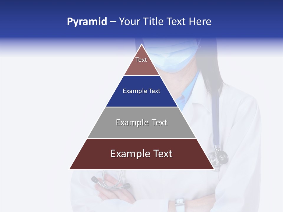 A Woman Doctor Wearing A Face Mask And A Stethoscope PowerPoint Template