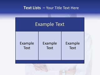 A Woman Doctor Wearing A Face Mask And A Stethoscope PowerPoint Template