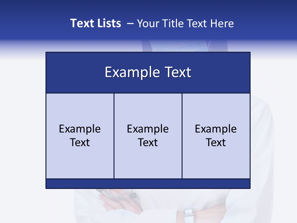 A Woman Doctor Wearing A Face Mask And A Stethoscope PowerPoint Template
