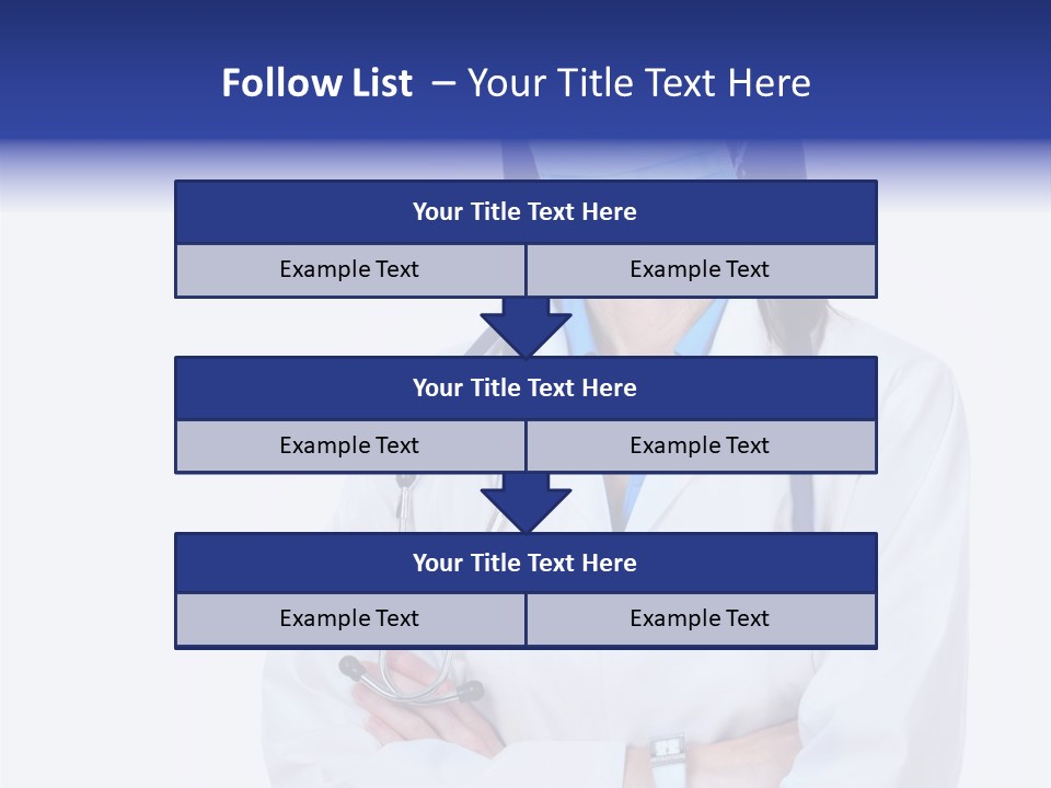 A Woman Doctor Wearing A Face Mask And A Stethoscope PowerPoint Template