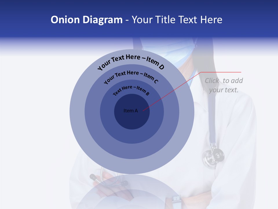 A Woman Doctor Wearing A Face Mask And A Stethoscope PowerPoint Template
