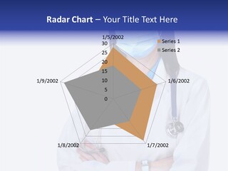 A Woman Doctor Wearing A Face Mask And A Stethoscope PowerPoint Template
