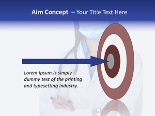 A Woman Doctor Wearing A Face Mask And A Stethoscope PowerPoint Template