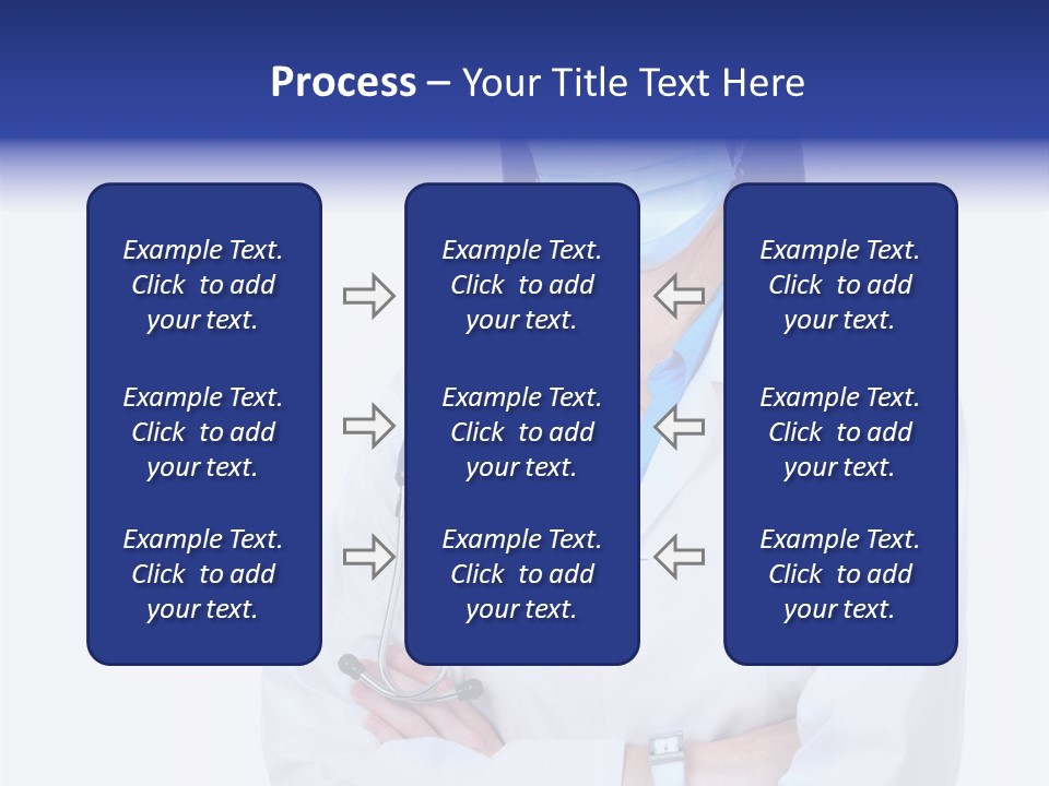 A Woman Doctor Wearing A Face Mask And A Stethoscope PowerPoint Template