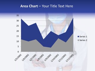 A Woman Doctor Wearing A Face Mask And A Stethoscope PowerPoint Template