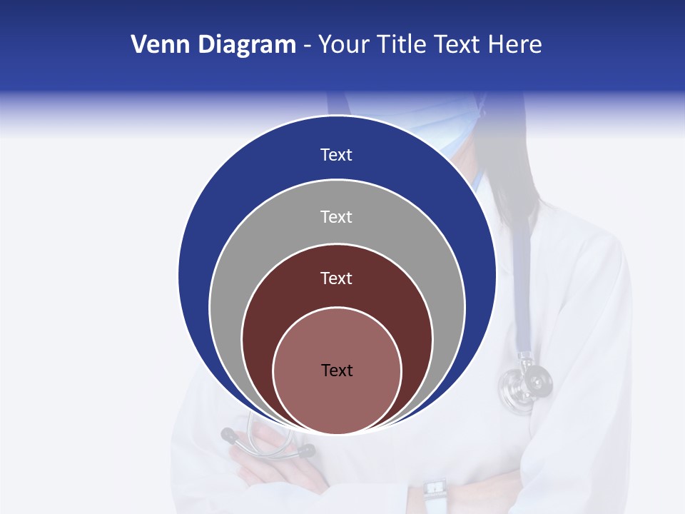 A Woman Doctor Wearing A Face Mask And A Stethoscope PowerPoint Template