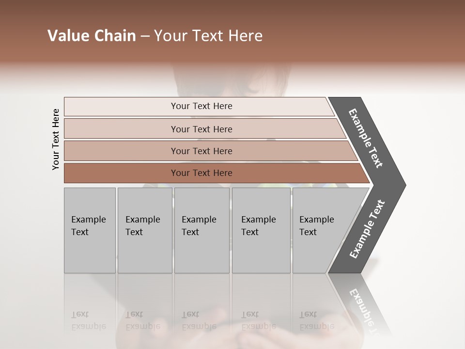 Elementary Aged Children Tablet Pc PowerPoint Template