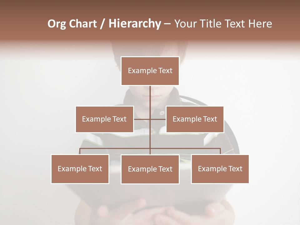 Elementary Aged Children Tablet Pc PowerPoint Template