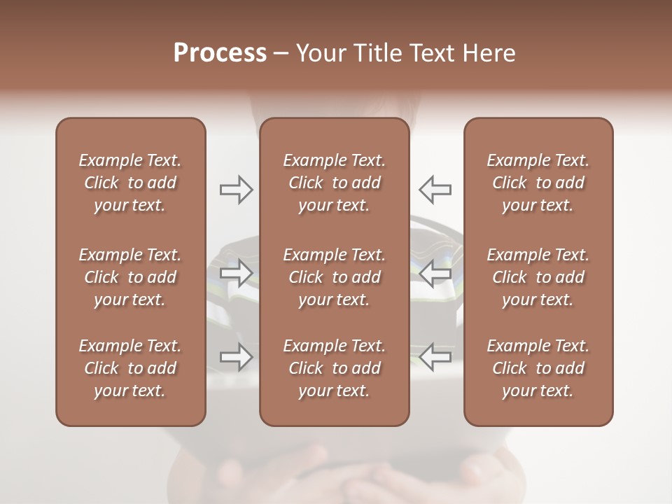 Elementary Aged Children Tablet Pc PowerPoint Template