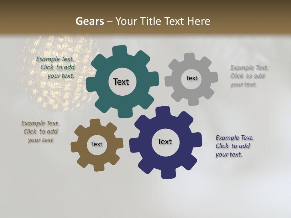 A Pine Cone Ornament Hanging From A Pine Tree PowerPoint Template