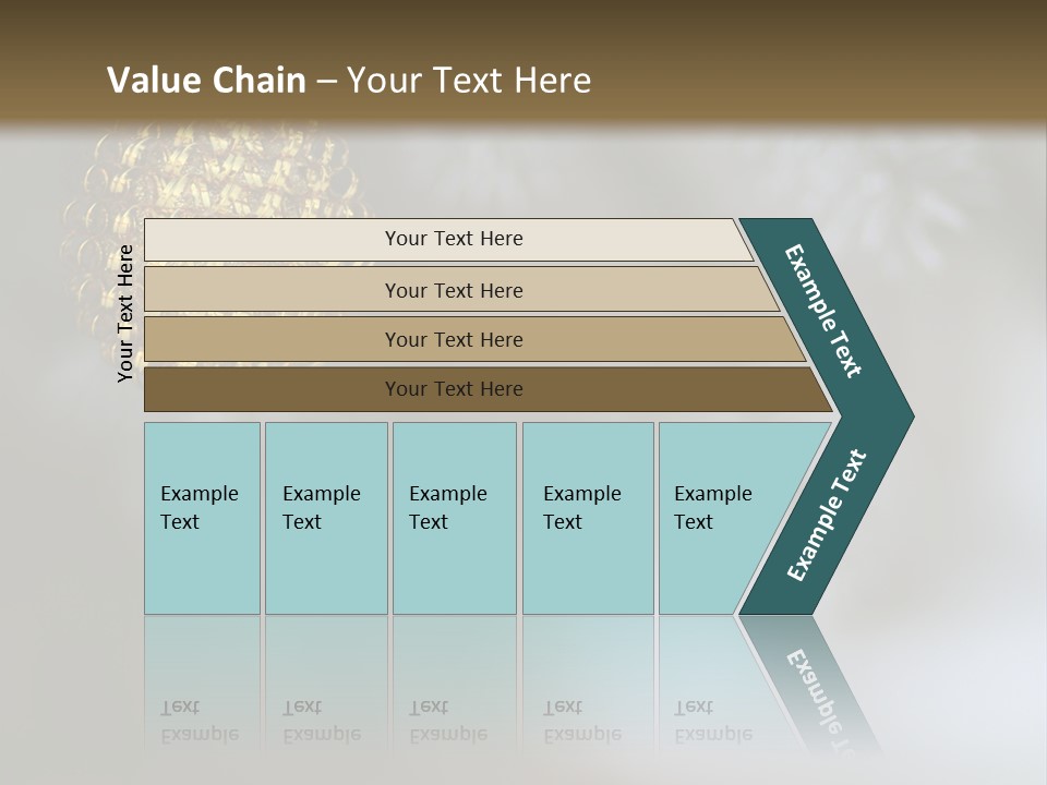 A Pine Cone Ornament Hanging From A Pine Tree PowerPoint Template