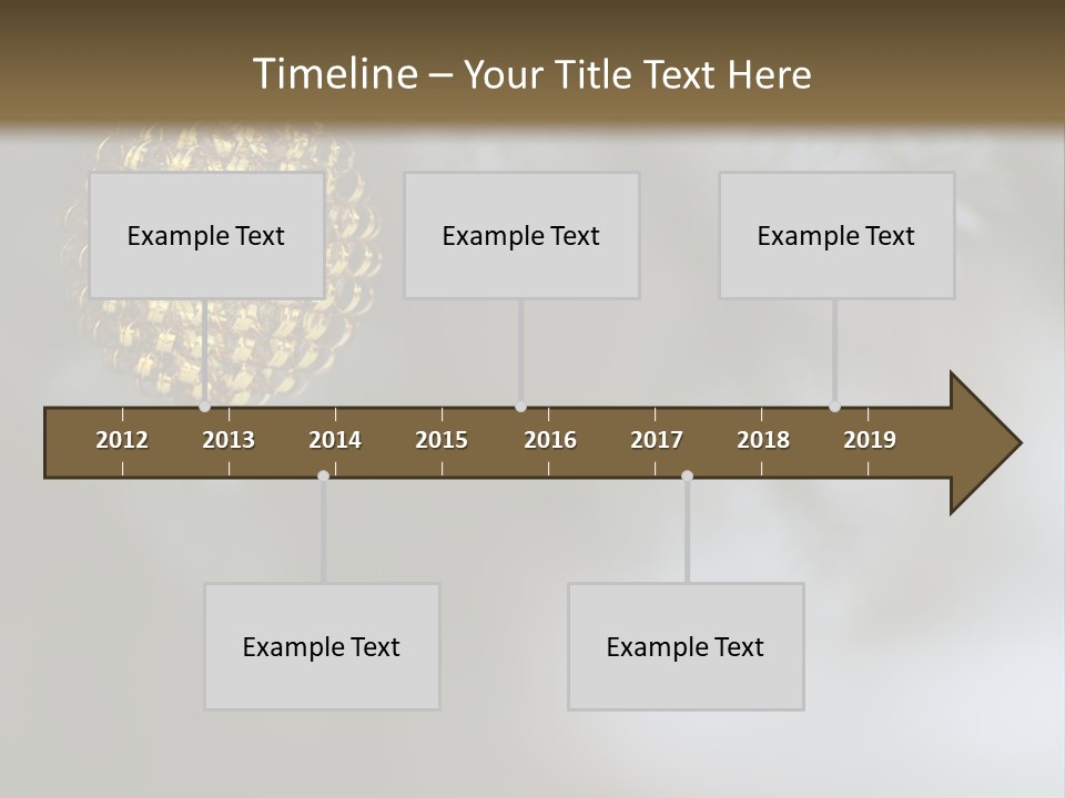 A Pine Cone Ornament Hanging From A Pine Tree PowerPoint Template